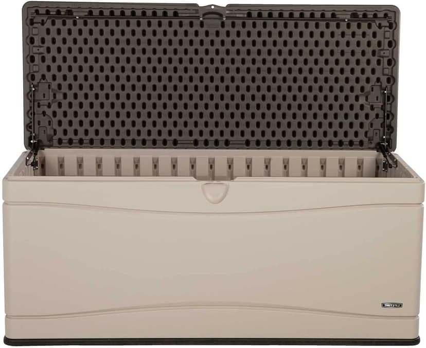 Lifetime 130 Gallon Plastic Deck / Outdoor Storage Box 60040 supplier_id_shedsforlessdirect it#190221651440237