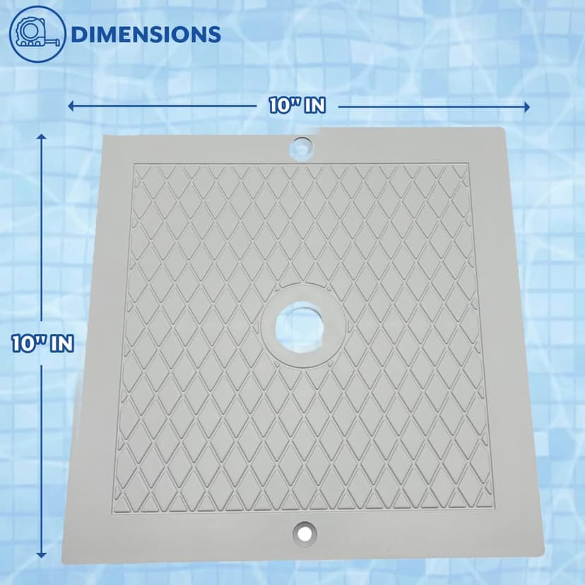 Poolzilla 1-Pack 10" Skimmer Lid Replacement for Hayward SPX1082E, SP082, 1083, 1084, 1085, and SP1086, Heavy Duty Design…