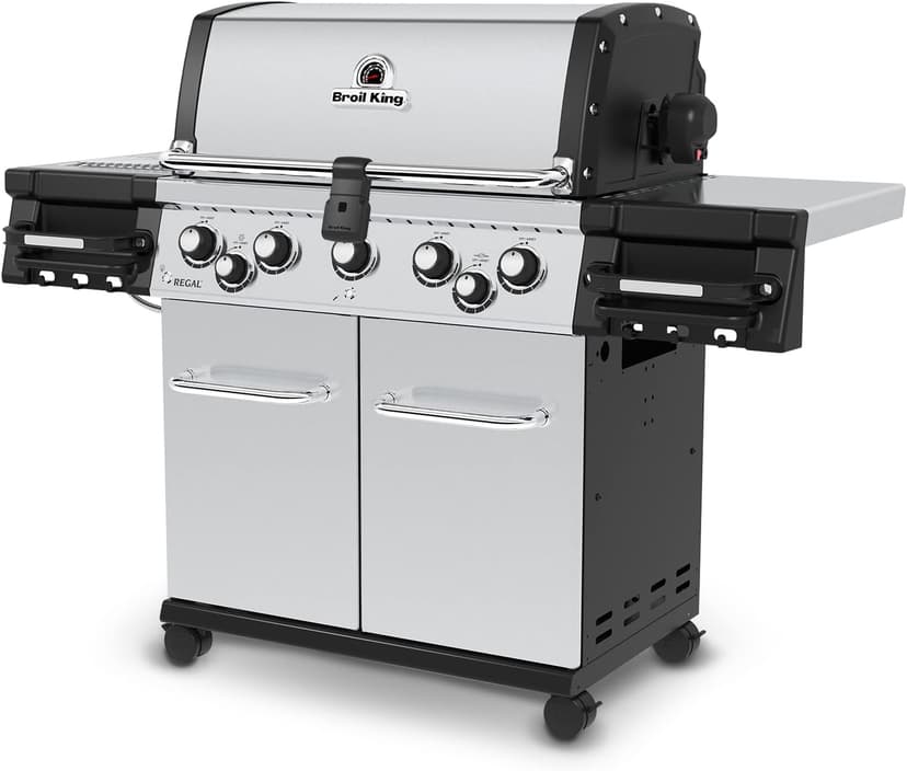Broil King 958944 Regal S 590 Pro IR Propane Gas Grill, 5-Burner, Stainless Steel