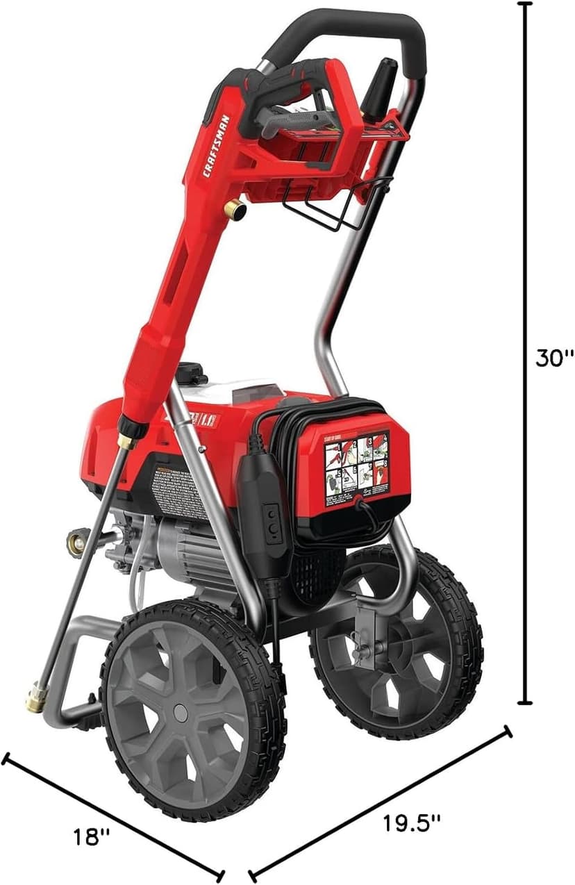 CRAFTSMAN Electric Pressure Washer, Cold Water, 2400-PSI, 1.1-GPM, Corded (CMEPW2400)