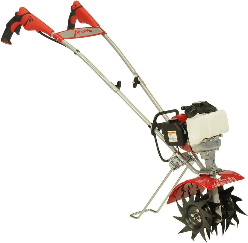Mantis 7940 4-Cycle Tiller Cultivator Powered by Honda – Lightweight, Powerful and Compact - No Fuel Mix, Sure-Grip Handles – Built To Be Durable and Dependable