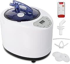 2.6L Sauna Steamer Machine, Portable Steam Generator Sauna Steamer with Remote Control, Sauna Steamer Pot for Home Shower Spa 1000w