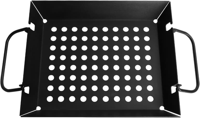 SafBbcue Grill Basket Tray for PK Original and other Charcoal Grills Charcoal Grill Basket Tray for PK Grills BBQ Grill Accessories for PK and Other Charcoal Grills Steel Charcoal Briquette Holder for PK99090