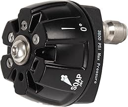 Westinghouse Pressure Washer 6-in-1 Nozzle Attachment - 3600 Max PSI, 1/4” Connector - for Gas and Electric Pressure Washers