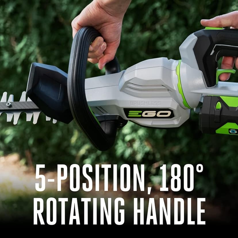 EGO Power+ HT2601 26 Inch Hedge Trimmer with Dual-Action Blades, 2.5Ah Battery and Standard Charger Included, Black