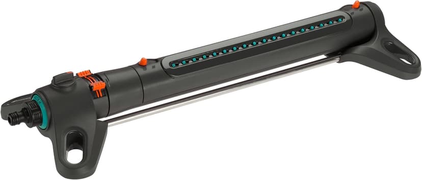 Gardena (18714) Up to 3800 sq ft - AquaZoom Adjustable Oscillating Yard Sprinkler, for Watering Large Area Lawn and Garden. Aquazoom Outdoor oscillating Sprinkler has Wide Heavy Duty Base.