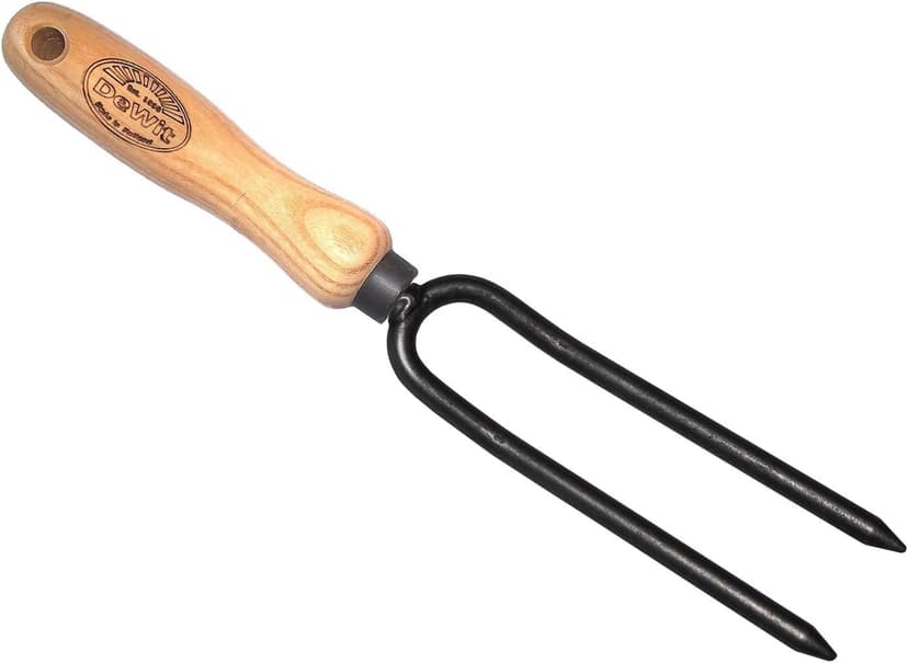 DeWit 2 Prong Weeding Fork with Short Handle