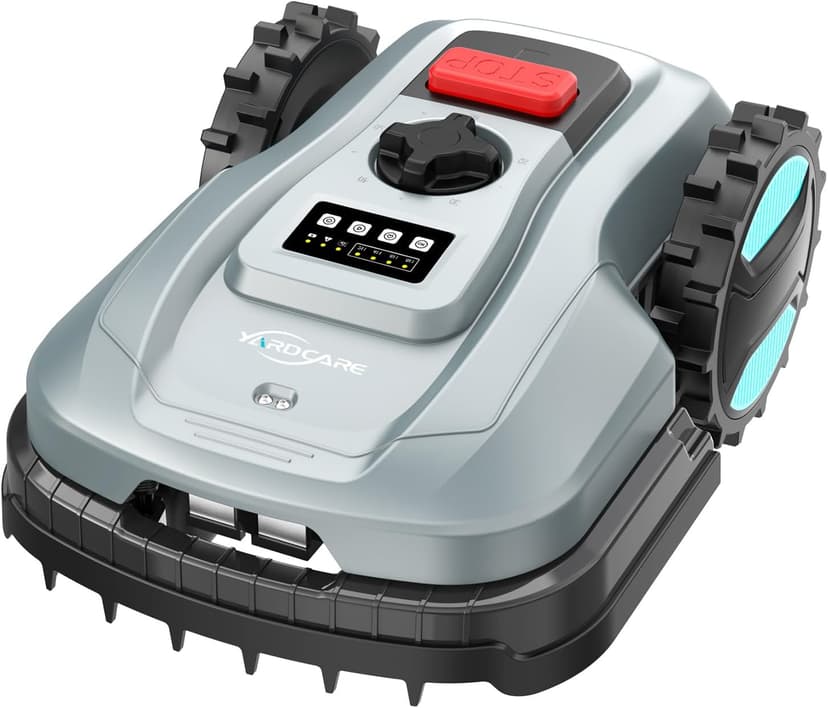 Robotic Lawn Mower – App-Controlled, Self-Charging Automatic Mower with Custom Cutting Height, Weather Sensor & Obstacle Detection – Ideal for Lawns up to 4300 sq.ft