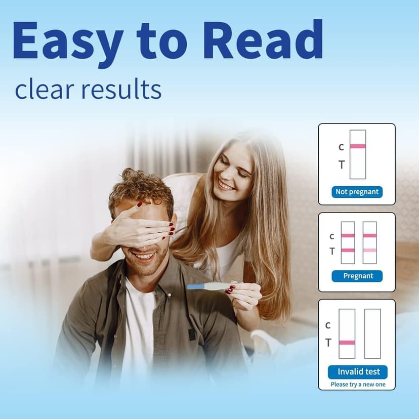 DAVID Pregnancy Test 3 hcg midstream & 3 Test Sticks