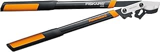 Fiskars Loppers for Tree Trimming, Heavy Duty, Sharp Bypass Steel Blade Tree Branch Cutter up to 1.75" Diameter Cut Capacity, PowerGear2 Design with Compound Action for 3X Power, 25" Hand Loppers