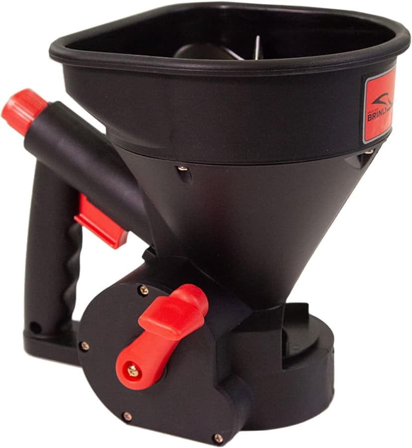 Brinly HHS3-5BH 5lb. All-Season Handheld Spreader with Easy-Fill Design for Seed, Ice Melt, & Fertilizer