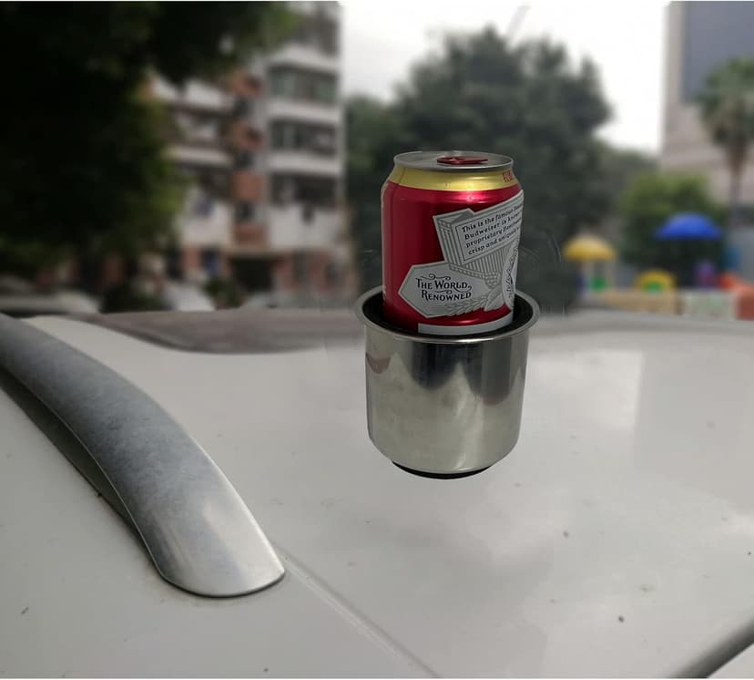 Magnetic Cup Holder Beverage Holder Drink/Can Holder - Strong Magnet Sticks Good to The Farm Tractor - Horizontal Surface Mounting (with Buffer Protection Layer) for Riding Mower,Forklift,Lawnmower