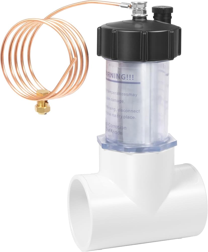Bonbo 2" Inline Zinc Anode for Saltwater Pools, 104D Pool Zinc Anode, Sacrificial Anode for Protect Metal Parts