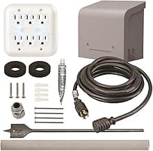 Reliance WKPBN3040 250-Volt 30-Amp Generator Through The Wall Kit w/ PC3040M