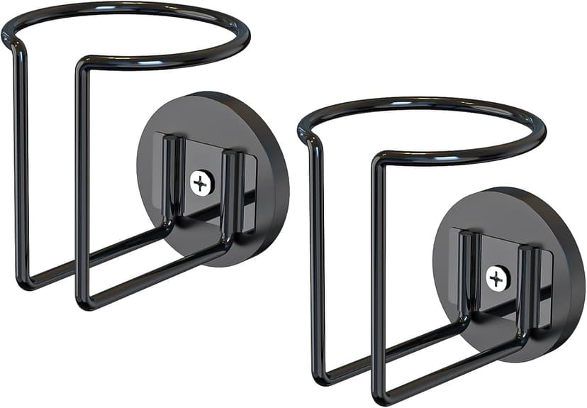 2 Pcs Magnetic Cup Holder, Magnetic Drink Holder for Tractor Refrigerator Treadmill Mower Truck Rv Boat Metal Surface