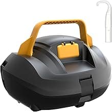 (2025 Upgrade) CoasTeering Cordless Robotic Pool Cleaner with Hook and 120Mins Runtime, Automatic Pool Vacuum for Above Ground Pool up to 850 Sq.ft, with Powerful Suction and Auto-Parking