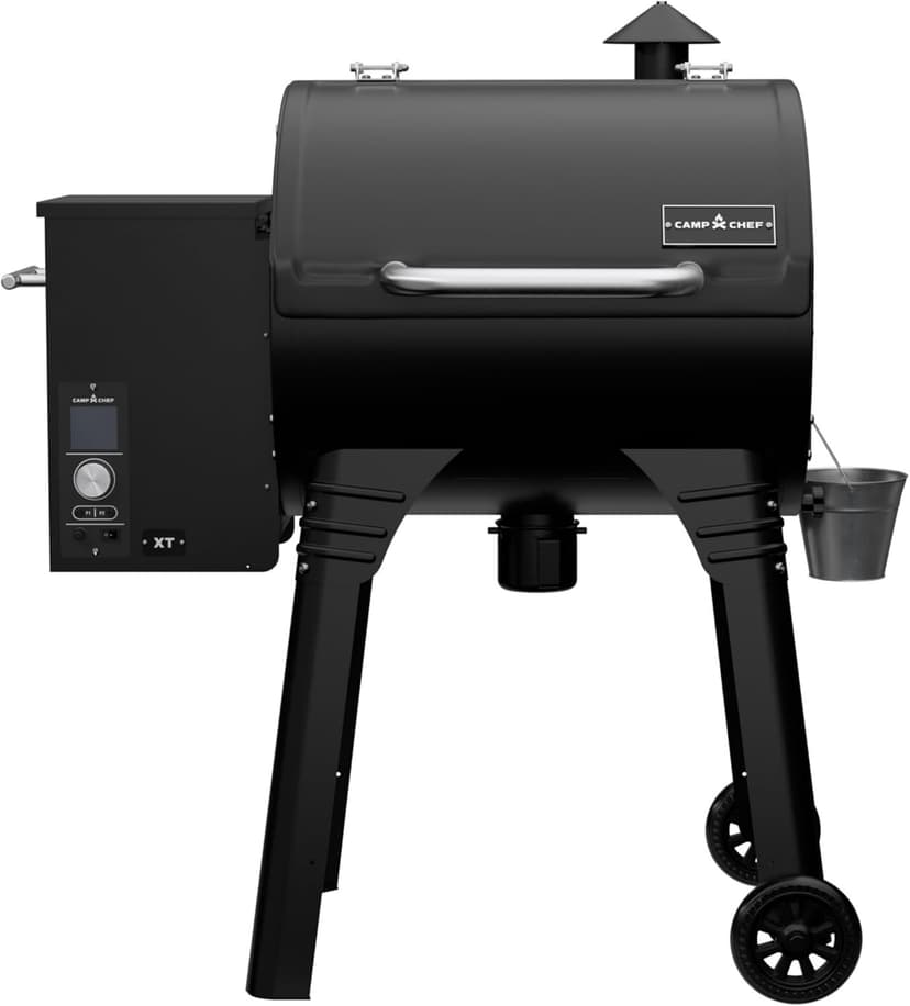Camp Chef XT 24 Pellet Grill - Pellet Smoker & Grill for Outdoor Cooking Equipment - PID Technology & Smoke Control - Black