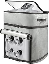 UCEDER Insulated Inflatable Hot Tub Spa Heater Pump Cover with Clear PVC Window, Energy-Saving and Eco-Friendly Insulation for Winter Freeze Protection