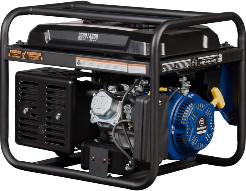 Westinghouse Outdoor Power Equipment 4650 Peak Watt Portable Generator, RV Ready 30A Outlet, Gas Powered