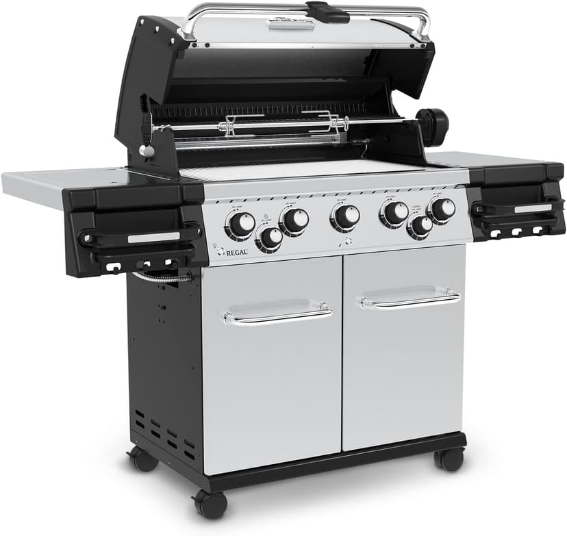 Broil King 958344 Regal S 590 Pro Propane Gas Grill, 5-Burner, Stainless Steel