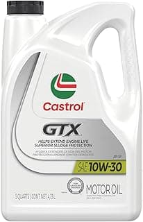 Castrol GTX 10W-30 Conventional Motor Oil, 5 Quarts