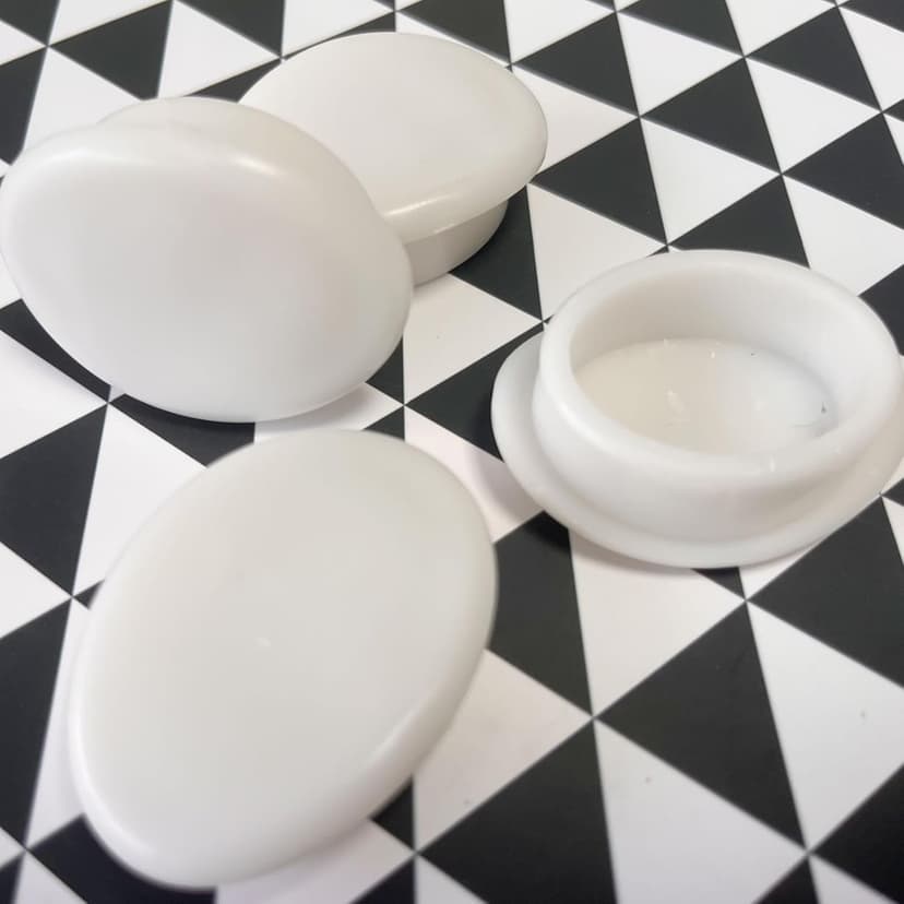 Hole Plug Kit for Generac Generators Home Use,4 Pcs Base Hole Adapter for Generac Whole House Air Cooled Generators,White