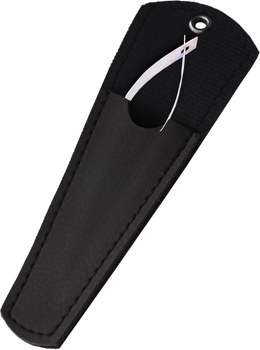 Spring Action Curved Blade 4.5 Inch EZ Snip Squeeze Scissors with Pouch Sleeve for Applique, Embroidery, Fabric, Thread, Knitting, Sewing, Arts & Craft (Curved Floral)