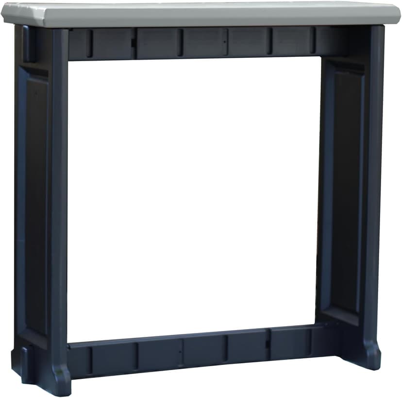 Single Bar Deep Grey Top & Black Base Ideal for Patio Hot Tub Area Backyard Durable WeatherResistant Design Easy Nohardware Assembly Proudly Made in USA