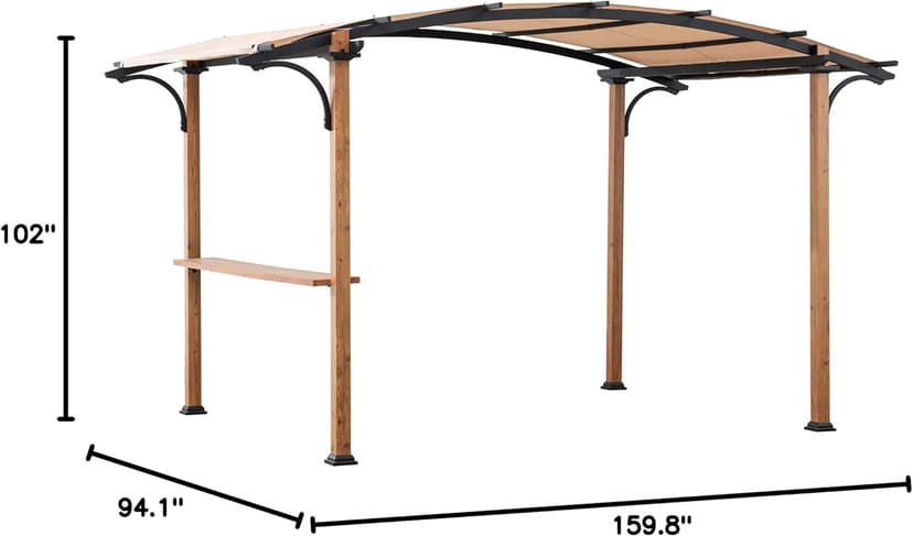 Sunjoy Replacement Canopy for Wolcott Pergola (8.5x13 Ft)