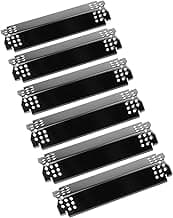 Grill Heat Plates Replacement Parts for Nexgrill, Porcelain Steel Heat Tents for Home Depot Nexgrill 6 Burner Gas Grill, 14.6" Flame Cover Replacement Parts for Nexgrill 720-0896B