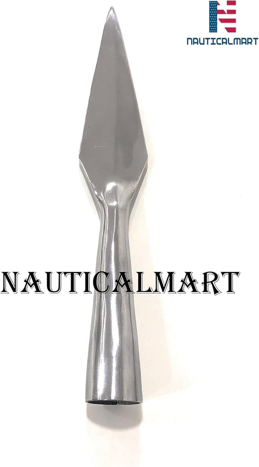 NauticalMart Steel Medieval Roman Spear Point - Infantry Armoury