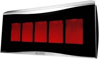 Bromic Heating BH0110003-1 Smart-Heat Platinum 500 Radiant Infrared Patio Heater, Natural Gas, 39800 BTU