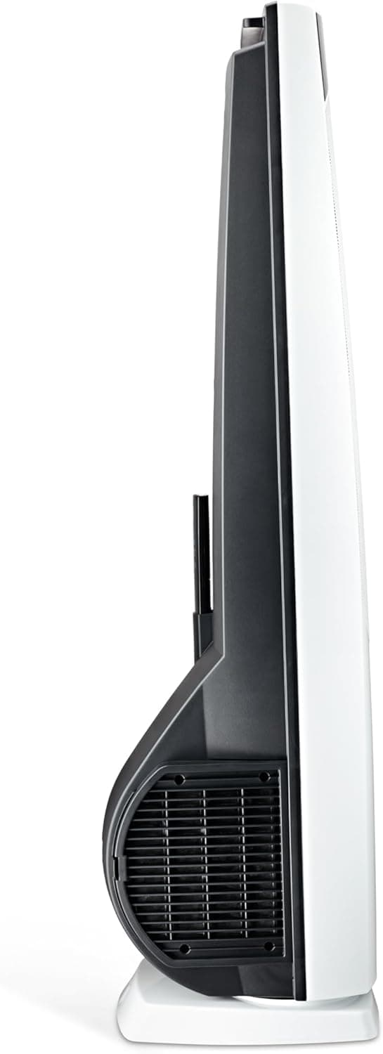 Lasko Oscillating Hybrid Fan and Space Heater for Home, All Season High Velocity Hybrid with Tip-Over Switch, Remote Control, Timer and Thermostat, 37.5 Inches, White, 1500W, FHV820