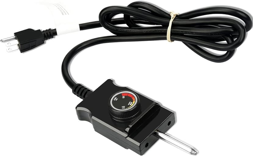 Power Cord for Masterbuilt Smoker Parts Analog Control Plug Dial Knob Temp Thermostat Controller Replacement Heating Element Electric Grill Turkey Fryers