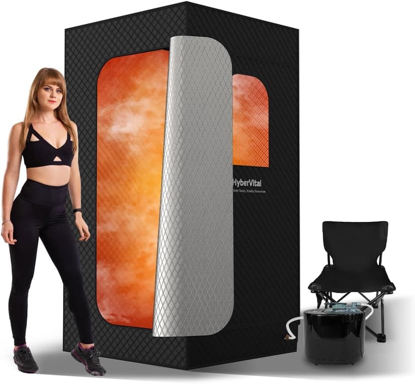 Sauna Box, Portable Sauna for Home, Large Sauna Tent with 3.0L Steamer for Full Body SPA, Easy Assembly Quick Heat-Up Sauna Experience