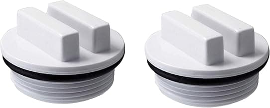 ATIE 1.5" Threaded Pool Spa Return Line Winterizing Plug & Pool Filter Drain Plug SP1022C with O-Ring for Winterizing Pools During Winter Season and for Most Hayward Pentair Pool Filters (2)