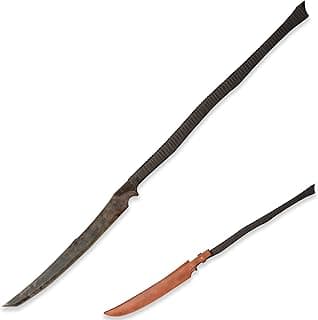 SV Handmade cast Manganese Steel Chopping Blade Sword, Full Tang, Outdoor, Hunting, Camping, Hiking, Survival, with Protective Cover, Multiple Styles to Choose from