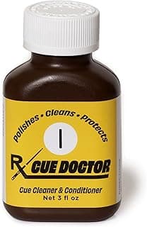 Pool Billiard Cue Cleaner & Conditioner Polishes Cleans Protects 3 oz bottle
