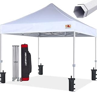 ABCCANOPY Commercial Pop Up Canopy Tent 10x10 Premium-Series, White