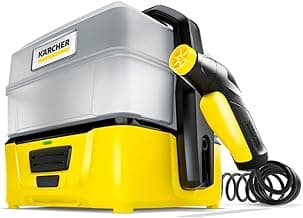 Kärcher OC 3 Plus Mobile Outdoor Cleaner, 1.8 gal. Water Tank, Spray Gun and Hose, Battery Operated, for on-The-go Cleaning, 72 PSI