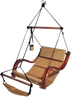 Hammaka Nami Deluxe Hanging Hammock Lounger Chair In Tan