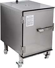SmokinTex Pro 1100 Electric Smoker - Stainless Steel Portable Smoker with Temperature Control, Wood Chip Tray, and Meat Probe for BBQ, Jerky, Vegetables - Indoor/Outdoor Use