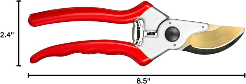 ClassicPRO 8.5" Professional Premium Titanium Bypass Pruning Shears - Use As Pruners, Garden Shears, Heavy Duty Handheld Pruning Shears For Gardening, Clippers, Pruner Scissor Tool