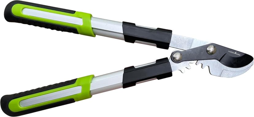 GARDEN GURU Bypass Loppers Tree Trimmer Clipper 3X Cutting Power Gardening Loppers Pruning Shear, Comfort Grip Handles, High Carbon Steel Blade, Heavy Duty Branch Cutter, Cut Thick Branches w Ease (2)