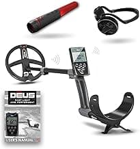 XP Metal Detectors Deus - with WSAUDIO Headphones & MI-6 Pinpointer - Weatherproof and Fully Wireless - 9" X35 Coil, Remote Control & S-Telescopic Stem (DEUS-22X35RCEA + WSAUDIO + MI-6)