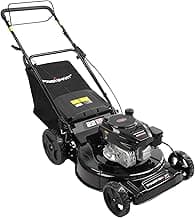 PowerSmart Self Propelled Gas Lawn Mower, 22-inch 170cc OHV Engine 3-in-1 Rear Wheel Drive, High Wheels, 6-Position Height Adjustment