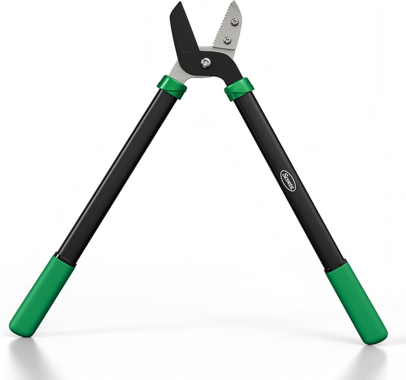 Scotts 21 in. Anvil Lopper – Heavy-Duty Branch Cutter with Teflon-Coated Carbon Steel Blade, 1.5 in. Cutting Capacity, and Comfort Grip Handles, for Dry, Hard, Thick Branches