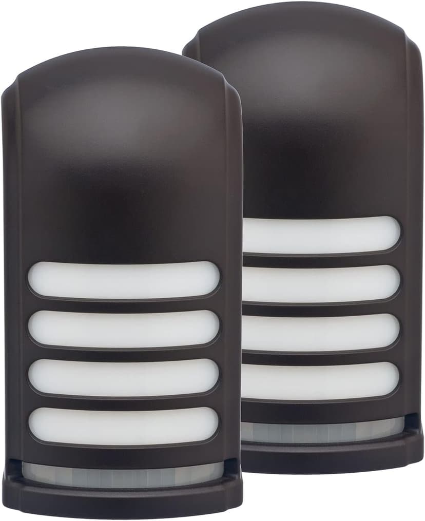 BL776 Battery Operated Motion Activated LED Deck and Stair Light, Outdoor or Indoor Use, Weather Resistant Pack of 2…