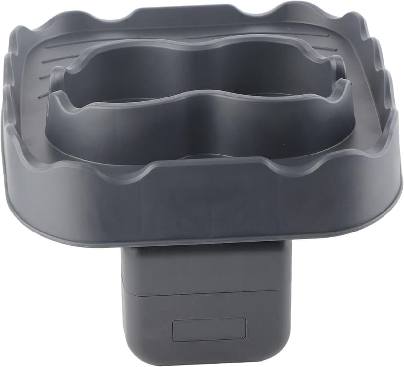 Hot Tub Table, Side Table Swimming Pool Spa Anti Slip Adjustable Hot Tub Side Table for Tables Tubs All Weather Cup Holder with Tray Bathtub Spa Outdoor Patio Drain Holes (Gray)