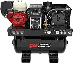CAMPBELL HAUSFELD 3-in-1 Compressor-Generator-Welder Combo with Honda GX390 Gas Engine, 5000W Generator, 200A Welder, 30 Gallon Tank, 175 PSI, Truck Mount